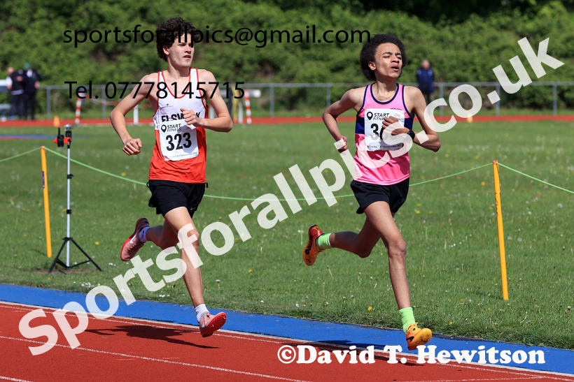 800 metres, 2026 North Eastern Track and Field Champs, Shildon, County Durham. Photo: David T. Hewitson/Sports for All Pics
